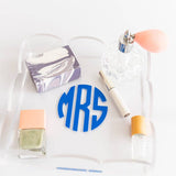 Acrylic Scalloped Catchall Tray