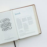 He Reads Truth Saddle Leather Touch Bible