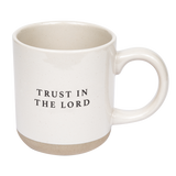 Trust In The Lord Stoneware Coffee Mug