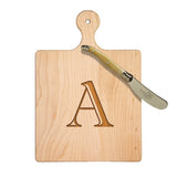 Initial Engraved Maple Artisan Board