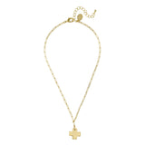 Susan Shaw: Mini Cross Paperclip Necklace