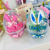 Custom Oversized Clear Easter Eggs