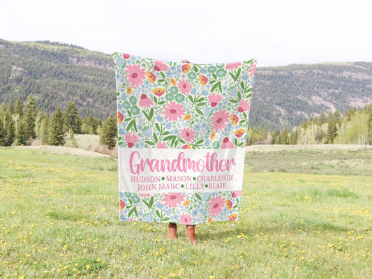 Custom Mothers Day Blanket Design 1