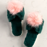 Green Amor Slippers