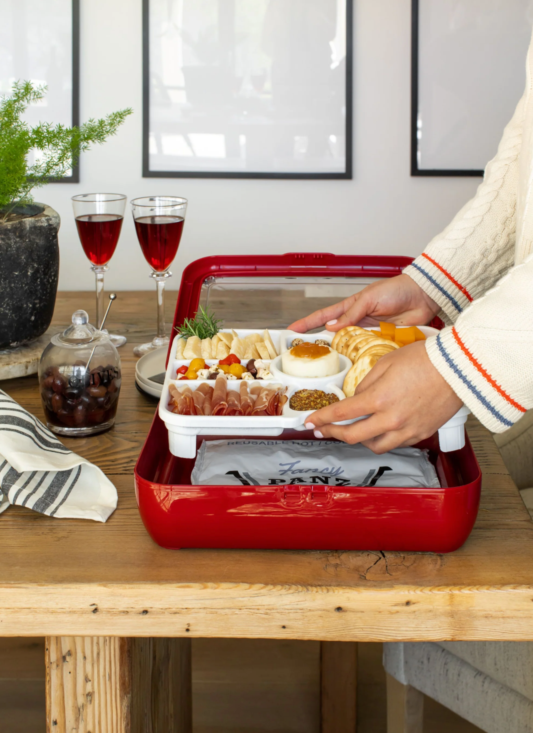 Charcuterie & Veggie Trayz Insert for Fancy Panz