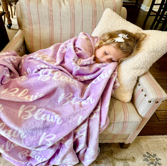 Custom Toddler Minky Blanket