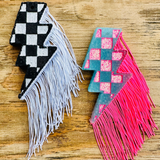 Lightning Bolt with Fringe Car Freshies