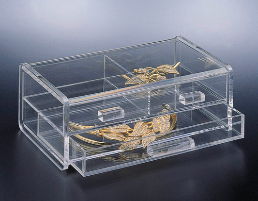 Acrylic 2-Tier Jewelry Box