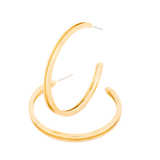 Raelynn Gold Hoops