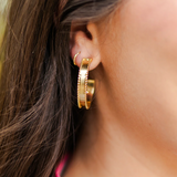 Nova Gold Hoop