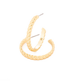 Addison Gold Hoop