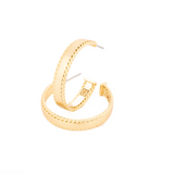Skylar Gold Hoop
