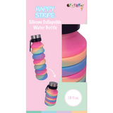 Happy Stripe Collapsible Water Bottle
