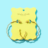 Cassie Large Wavy Hoop