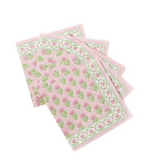 Floral Block Cocktail Napkin