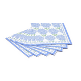 Hydrangea 3-Ply Paper Cocktail Napkins