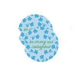 "Be Strong and Courageous" Car Coaster