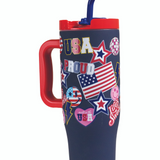 40oz USA Sticker Tumbler
