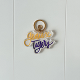 Geaux Tigers Acrylic Keychain