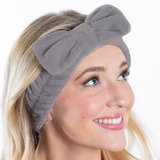 Plush Bow Spa Headbands