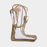 Jon Hart Clear Tall Boot Bag