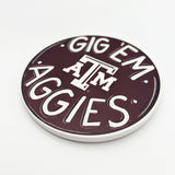 Gig Em Aggies Texas A&M Coaster