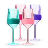 Stemmed Wine Freeze Cooling Cups (Set of 4)