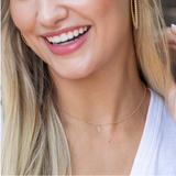16" Gold Charm Necklaces- Initials
