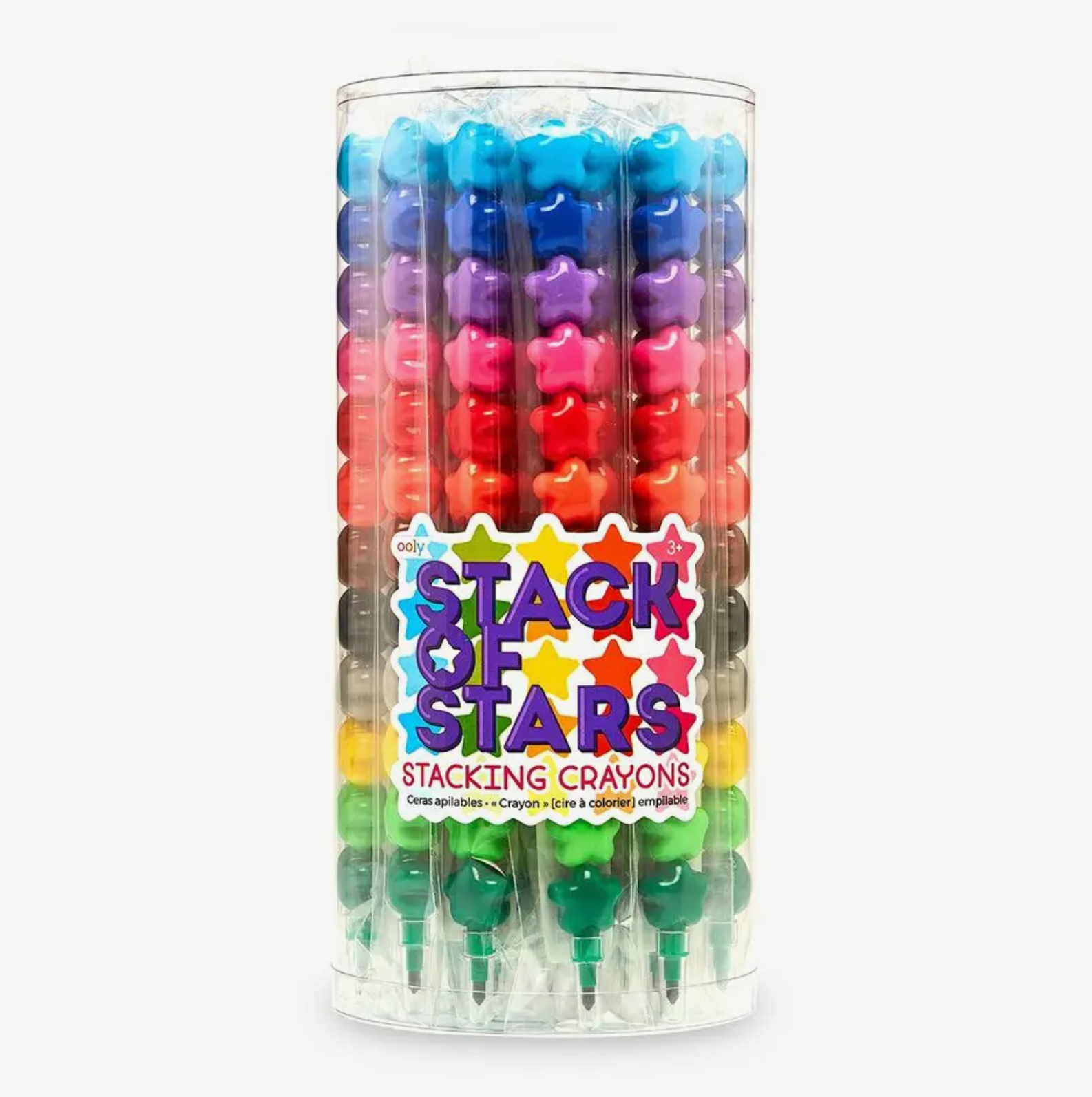 Rainbow Scoops Vanilla Scented Stacking Erasable Crayons