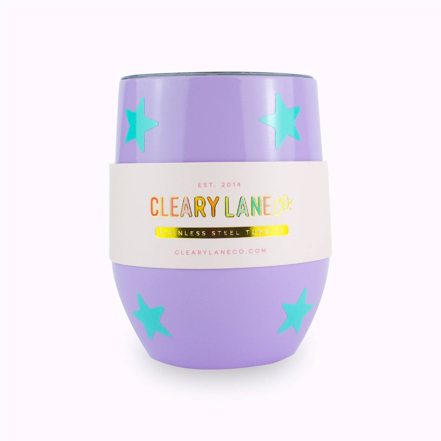 Lilac Hearts Wine tumbler