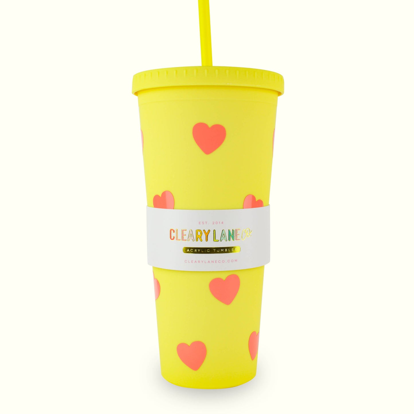 Canary Hearts 24oz Tumbler