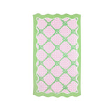 Butterfly Trellis Scalloped Beach Towel