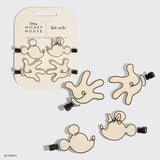 Mickey and Minnie Creaseless Clips 4pc Set