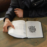 He Reads Truth Bible Black LeatherTouch Indexed