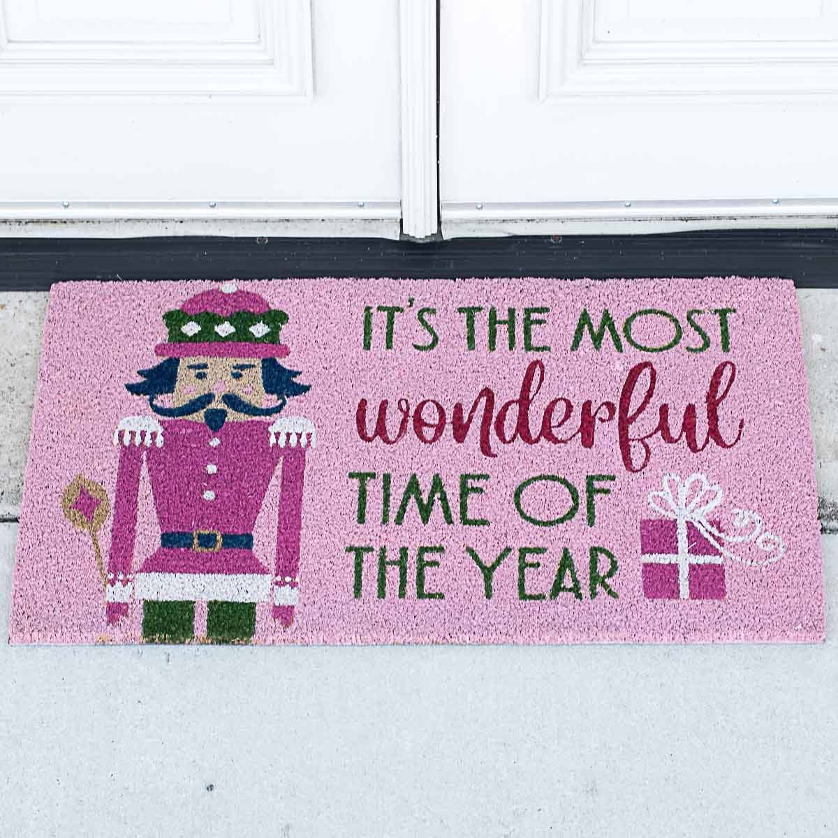 Most Wonderful Time of the Year Coir Doormat