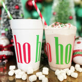 Christmas Styrofoam Cup 10 Pack Sleeve {ho ho ho wrap}