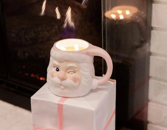 Sweet Grace Santa Mug Candle