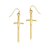 Susan Shaw: Tall Cross Earrings