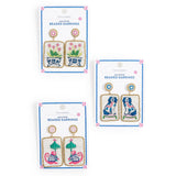 Beaded Mahjong Earrings
