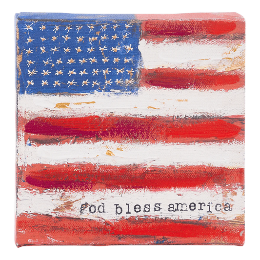 God Bless America Flag Canva