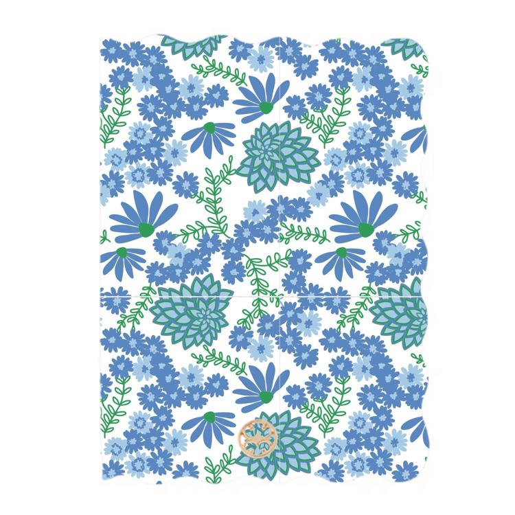 Passport Cover Daisy Chain White