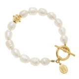 Susan Shaw: Genuine Freshwater Pearl Bracelet