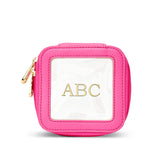 Personalizable Medium Clear Case in Raspberry