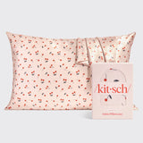 Cherry Print Satin Standard Pillowcase