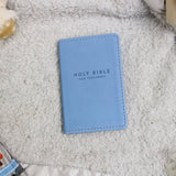 NIV Tiny Testament Bible New Testament Leathersoft Blue