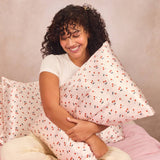 Cherry Print Satin Standard Pillowcase