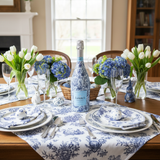 Beau Bottles Blue Easter Bunny Toile- Prosecco Collection