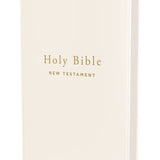 NIV Tiny Testament Bible New Testament Leathersoft White