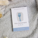 NIV Tiny Testament Bible New Testament Leathersoft Blue
