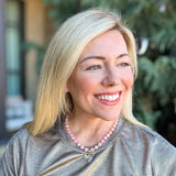 Lottie Pink + Multi-Color w/Dangle Heart Necklace